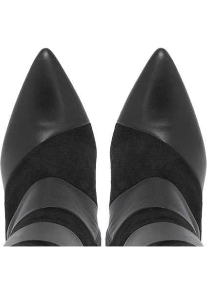 Siyah Hakiki Deri Kadın Klasik Çizme - K23K1CM67063-C59 fırsatları