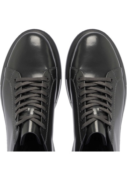 Gri Hakiki Deri Erkek Sneaker - E24S1AY57141-E0N indirimleri