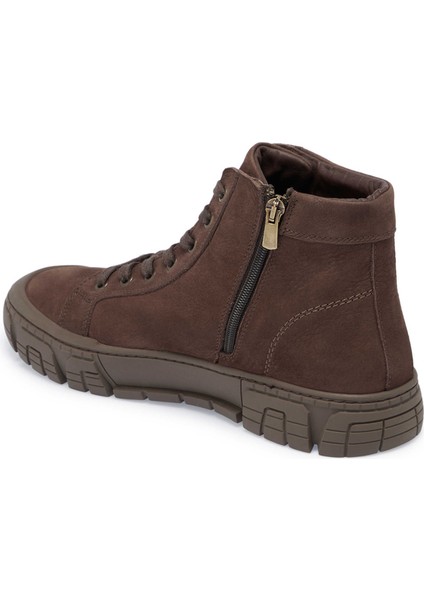Kahve Hakiki Nubuk Deri Erkek Casual Bot - E24K1BT57080-B52 fiyatları