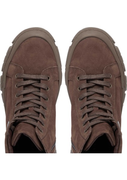Kahve Hakiki Nubuk Deri Erkek Casual Bot - E24K1BT57080-B52 indirimleri