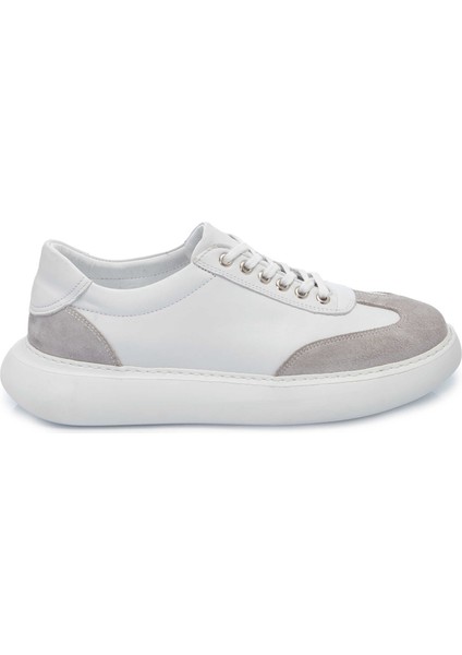 Beyaz Hakiki Deri Erkek Sneaker - E25I1AY57223-A26 modelleri