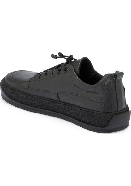 Yeşil Hakiki Deri Erkek Sneaker - E24S1AY57137-H48 fiyatları