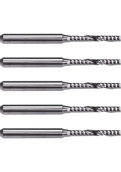5x 2mm x 15MM Karbür Tek Flüt Spiral Uçlu Değirmen Cnc Router Bit (Yurt Dışından)