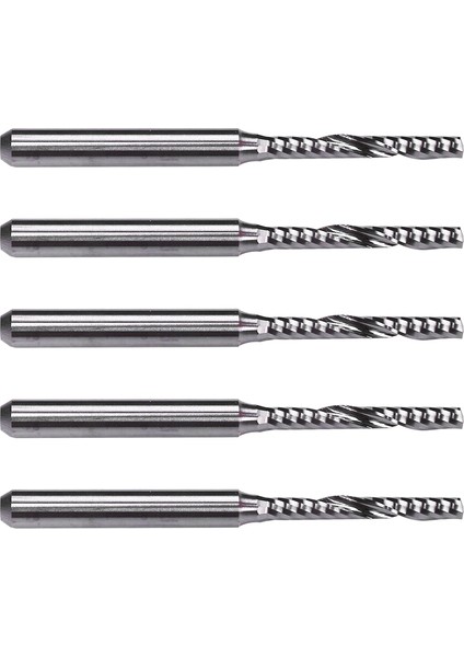 5x 2mm x 15MM Karbür Tek Flüt Spiral Uçlu Değirmen Cnc Router Bit (Yurt Dışından) indirimleri