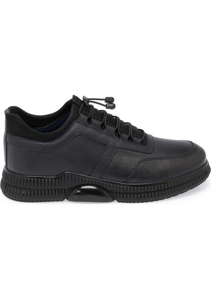 Lacivert Hakiki Deri Erkek Sneaker - E24S1AY57139-A31 modelleri
