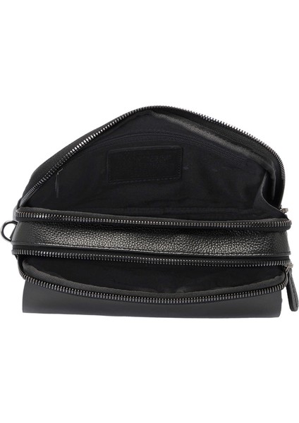 Siyah Hakiki Deri Erkek Portföy Çantası - S1PC00021529-C3J fırsatları