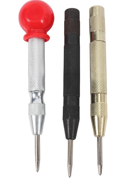 Adet Otomatik Merkezi Zımba Aleti, 5 Inç Yaylı Kırma El Aleti, Yastık Kapaklı ve Ayarlanabilir Darbe - Altın, Siyah, Gümüş (Yurt Dışından) fiyatları