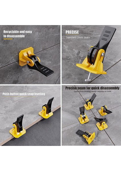 Fayans Döşeme Için 50 Pcs Fayans Tesviye Sistemi Inşaat Aleti Parçaları (Yurt Dışından) modelleri