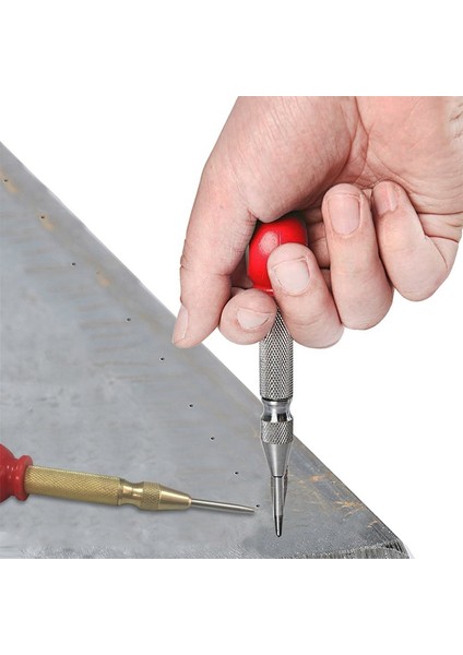 Adet Yüksek Hızlı Merkez Yumruk, Merkezi Delgeç Marker Scriber Ahşap, Metal, Plastik, Araba Pencere Zımba Kırıcı Aracı Yastık Kapaklı ve Ayarlanabilir Darbe-/gümüş (Yurt Dışından) fırsatları