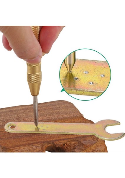 Adet Yüksek Hızlı Merkez Yumruk, Merkezi Delgeç Marker Scriber Ahşap, Metal, Plastik, Araba Pencere Zımba Kırıcı Aracı Yastık Kapaklı ve Ayarlanabilir Darbe-/gümüş (Yurt Dışından) indirimleri