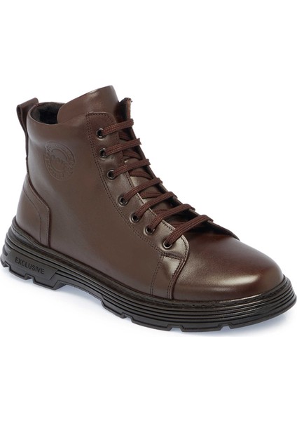 Kahve Hakiki Deri Erkek Bot - E24K1BT57264-A24