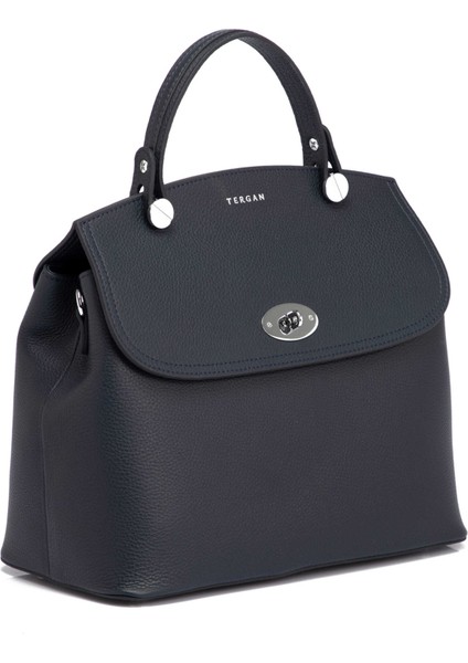 Lacivert Hakiki Deri Kadın El Çantası - S25Y1BC79121-A38 fiyatları