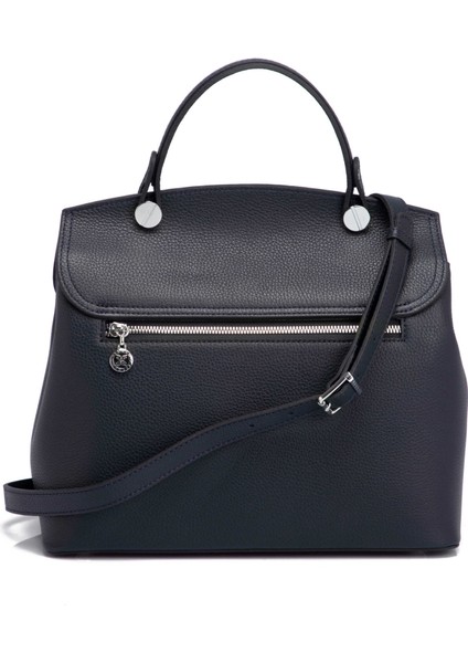 Lacivert Hakiki Deri Kadın El Çantası - S25Y1BC79121-A38 modelleri