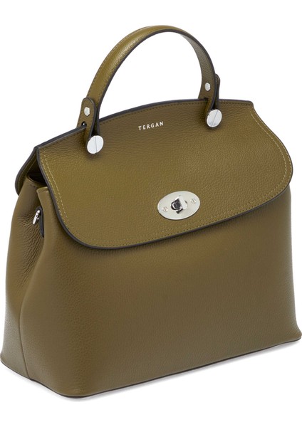 Yeşil Hakiki Deri Kadın El Çantası - S25Y1BC79121-T7N fiyatları