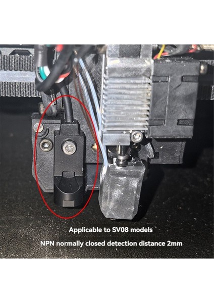 3D Yazıcı Aksesuarları SV08 Ekstrüder Otomatik Tesviye Yüksek Hassasiyetli Kapasitif Npn Normalde Kapalı Yakın Anahtar (Yurt Dışından) modelleri