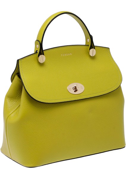 Yeşil Hakiki Deri Kadın El Çantası - S25Y1BC79121-T7A fiyatları
