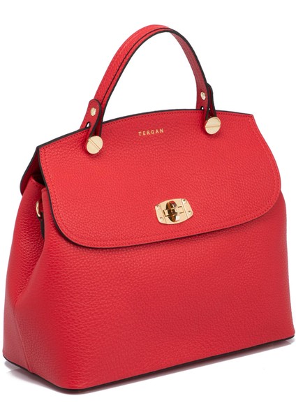 Kırmızı Hakiki Deri Kadın El Çantası - S25Y1BC79121-B68 fiyatları