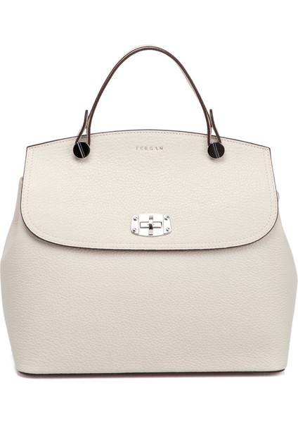 Bej Hakiki Deri Kadın El Çantası - S25Y1BC79121-B19