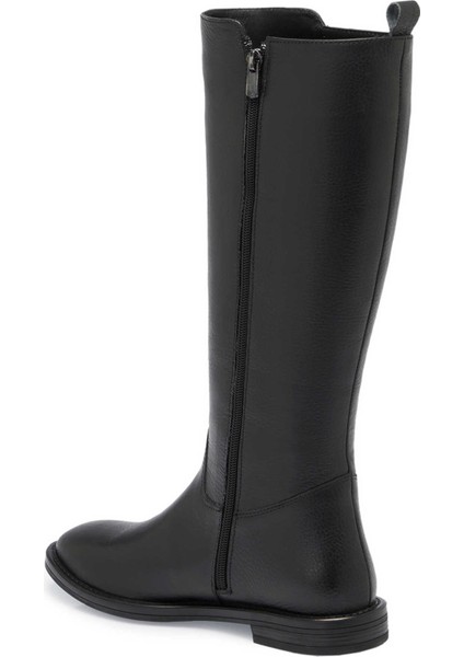 Siyah Hakiki Deri Kadın Klasik Çizme - K24K1CM67682-A41 fiyatları