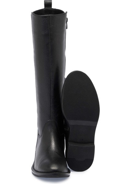 Siyah Hakiki Deri Kadın Klasik Çizme - K24K1CM67682-A41 fırsatları