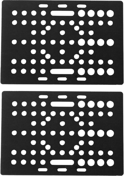 2x Cnc Kinger Plakası V Yuva Evrensel Plaka Alüminyum V Yuva Alüminyum Openbuilds Için Alüminyum Doğrusal Ekstrüzyon (Yurt Dışından)