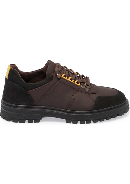 Kahve Hakiki Deri Erkek Sneaker - E24S1AY57100-A24 modelleri
