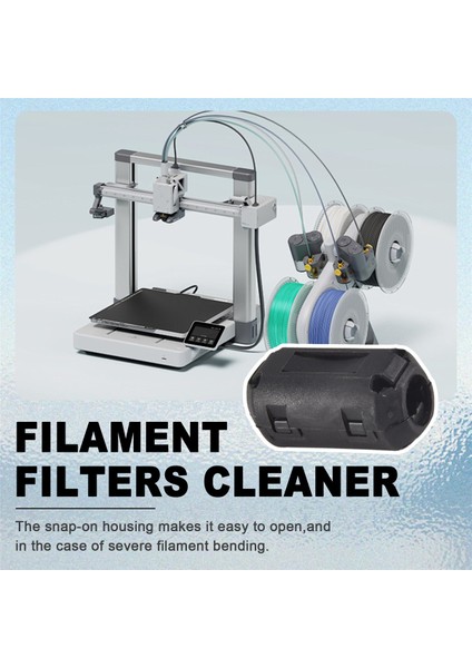 5pcs Abs Pla Petg 1.75MM Filaman Filtreleri Temizleyici Bloklar A6 A8 Cr-10 Ender 3 Prusa I3 Nozullar Için Toz Çıkarma (Yurt Dışından) indirimleri