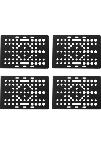 4x Cnc Gantry Plakası V Yuva Evrensel Plaka Alüminyum V Yuva Alüminyum Openbuilds Için Alüminyum Doğrusal Ekstrüzyon (Yurt Dışından)