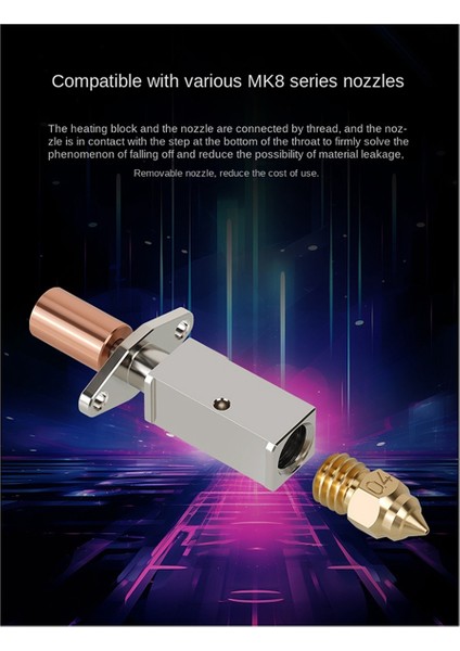 3D Yazıcı Aksesuarları K1/K1MAX Sıcak End Seramik Yükseltme Nozul Baskı Kiti (Yurt Dışından) modelleri