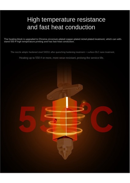 3D Yazıcı Aksesuarları K1/K1MAX Sıcak End Seramik Yükseltme Nozul Baskı Kiti (Yurt Dışından) fırsatları