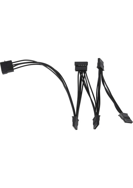 4pin Ide-5 Portlu Güç Kaynağı Kablosu 4pin Molex&#39;e Multi Sata Port 18AWG Sabit Sürücü HDD SSD Pc Için (Yurt Dışından)