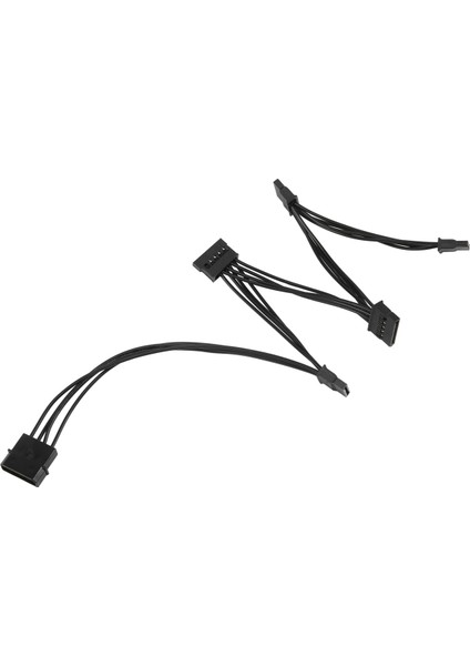 4pin Ide-5 Portlu Güç Kaynağı Kablosu 4pin Molex&#39;e Multi Sata Port 18AWG Sabit Sürücü HDD SSD Pc Için (Yurt Dışından) fiyatları