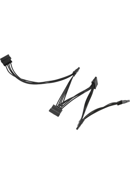 4pin Ide-5 Portlu Güç Kaynağı Kablosu 4pin Molex&#39;e Multi Sata Port 18AWG Sabit Sürücü HDD SSD Pc Için (Yurt Dışından) modelleri