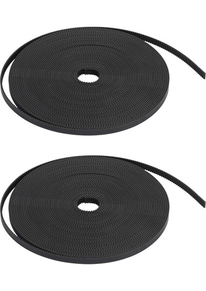 2pcs 6mm Gt2 Rf Fiber Cam Güçlendirilmiş Kauçuk Zamanlama Kayışı 3D Yazıcı, 10 M (Yurt Dışından)