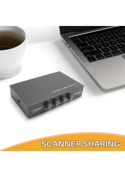 En Yeni Mini 4 Bağlantı Noktası USB Yazıcı Tarayıcı Paylaşım Payı Anahtarı Ayırıcı Kutusu Göbeği (Yurt Dışından) indirimleri