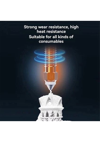 Kırkırı K2 Için Plus Nozul Hızlı Swap Nozul Kiti Sertleştirilmiş Çelik Kırpma K2 Için All-Metal Tasarım Plus 3D Yazıcı 0.4mm (Yurt Dışından) indirimleri