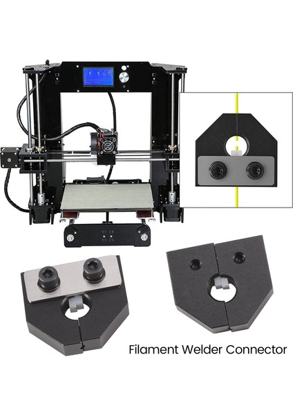 3D Yazıcı Parçaları Filament Için Filament Kaynakçı Konektörü 1.75MM Filament Sensörü Pla Filament Malzemesi Ender 3 Pro (Yurt Dışından) modelleri