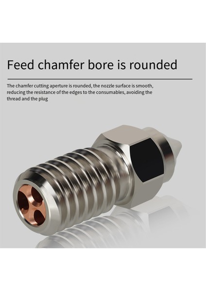 4pcs Ender 7/5/3V3 Se Nozul Krom Zirkonyum Bakır Nozul Yüksek Akışlı Yüksek Sıcaklık Cht Nozul (Yurt Dışından) fiyatları