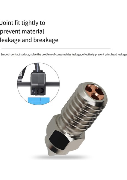 4pcs Ender 7/5/3V3 Se Nozul Krom Zirkonyum Bakır Nozul Yüksek Akışlı Yüksek Sıcaklık Cht Nozul (Yurt Dışından) modelleri