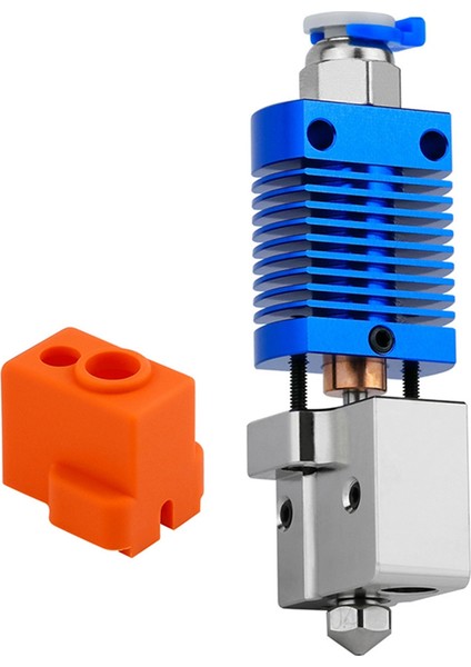 ENDER5/ENDER3/V2/CR10 Hotend Kiti Isıtma Bloğu Bi-Metal Boğaz 500 ℃ Volkan Nozul 3D Printerpart, A (Yurt Dışından)