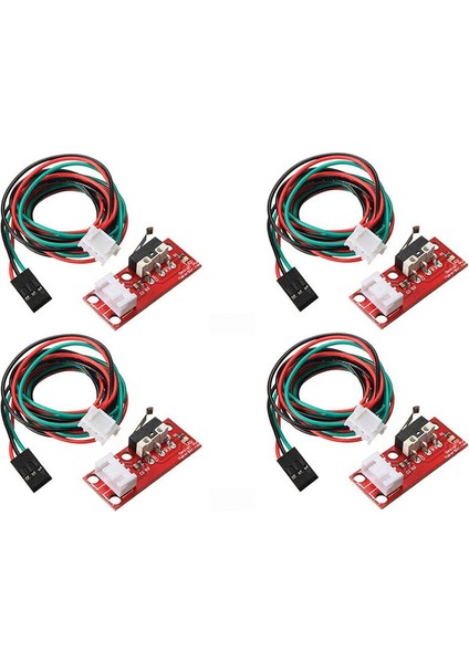 4pcs 3D Yazıcı Endstop Mekanik Kontrol Paneli Parçaları Limit Anahtar Rampalar 1.4 3 Pimli 70CM Bağlantı Kablosu (Yurt Dışından)