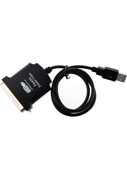 2x USB - Yazıcı Paralel Bağlantı Noktası 36PIN Erkek Dönüşüm Kablosu Siyah (Yurt Dışından) modelleri