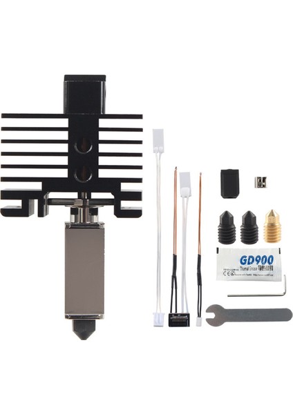 Bambu Karbon Laboratuvarı Için Yükseltme Hotend X1 &amp; P1P &amp; P1S Termistör Isıtma Çubuğu Cht Extruder Hotend Isıtma Kiti (Yurt Dışından)