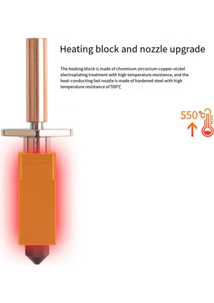 Bambu Karbon Laboratuvarı Için Yükseltme Hotend X1 &amp; P1P &amp; P1S Termistör Isıtma Çubuğu Cht Extruder Hotend Isıtma Kiti (Yurt Dışından) indirimleri