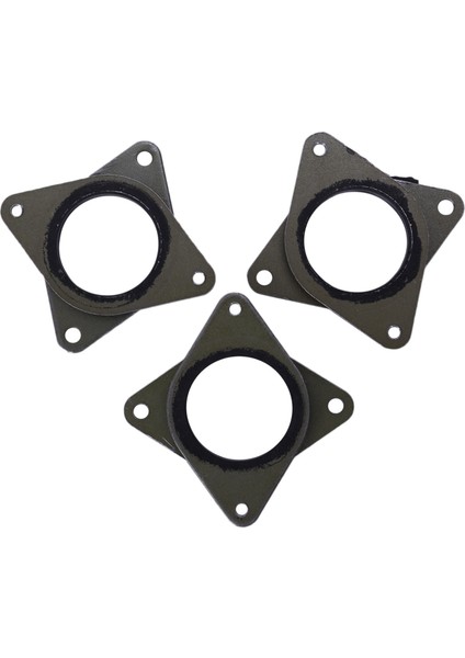 Yükseltilmiş Nema 17 Step Steel ve Lastik Titreşim Donanımları 3D Yazıcı Kırmızılık Cr-10, CR-10S, CR-10S Için M3 Vida -Cnc ile Ender 3 (3 Paket) (Yurt Dışından)