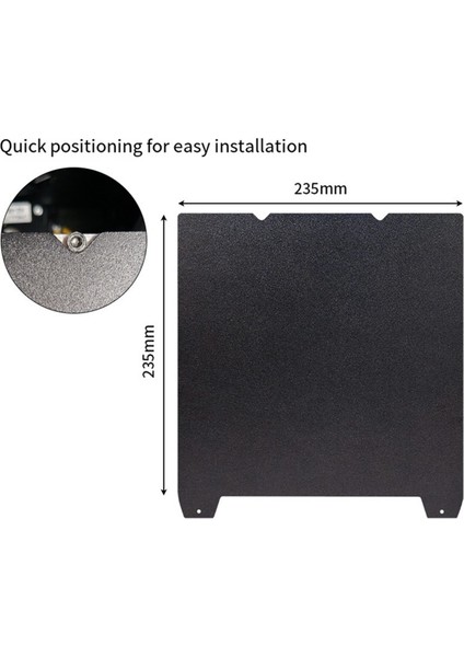Kırkırı K1/K1C Çift Taraflı Epoksi Reçine Sprey Sıcak Yatak Çelik Plakası 235X235 Için 3D Baskı Aksesuarları (Yurt Dışından) indirimleri