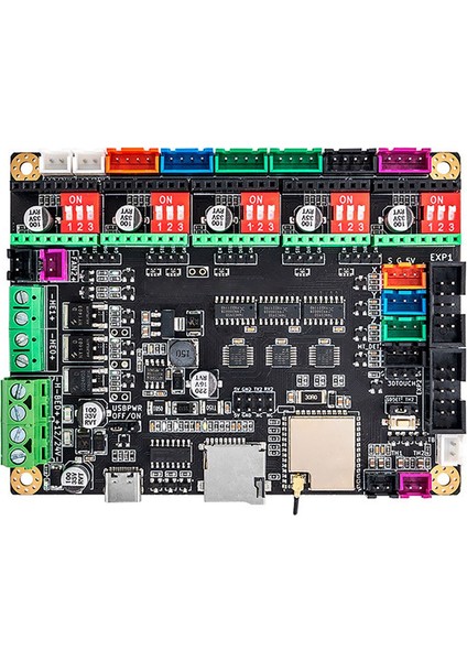 Mks Tinybee Controller Card Anakart 32BIT 3D Yazıcı Kontrol Kartı Desteği Mini 12864LCD V3 Ekran 12864 LCD Panel (Yurt Dışından)