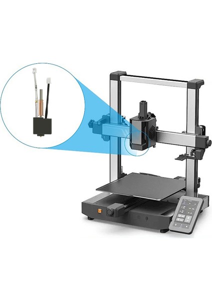 Kobra Için Baş Sıcak Uç Kiti 3D Yazıcı Parçaları Sıcak Uç Kiti Hotend Kiti Pirinç Sertleştirilmiş Çelik 0.4 Nozul (Yurt Dışından) fırsatları