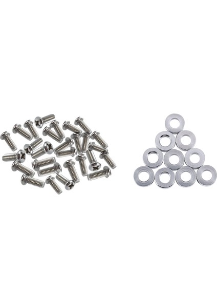 30 Pcs Vesa Tv LCD Monitör Philips Kafa Vidaları Için Montaj M4 x 10MM ve 10 Pcs Alüminyum Sütun Düz Contası Burçları 3mm (Yurt Dışından)