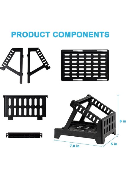 Rulo ve Fanfold Termal Nakliye Etiketleri Için Etiket Tutucu, Masaüstü Etiket Yazıcısı ile Çalışın, Siyah (Yurt Dışından) modelleri